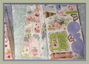 Cartulina Bo BUNNY Butterfly Kisses 12 x 12 y 44 piezas. Aglomerado - Imagen 1 de 13