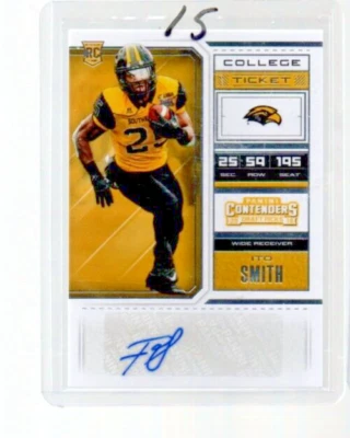 2018 Panini Contenders Draft Picks Auto #291 Ito Smith - Image 1 of 2