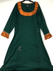 Museum Replicas Limited Green Sorceress Robe Moon Copper Color Collar & Cuffs - Picture 1 of 12