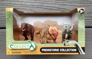 COLLECTA MINATURES PREHISTORIC COLLECTION OF DINOSAURS 3 PIECE GIFT BOX 89140 FS - Picture 1 of 19