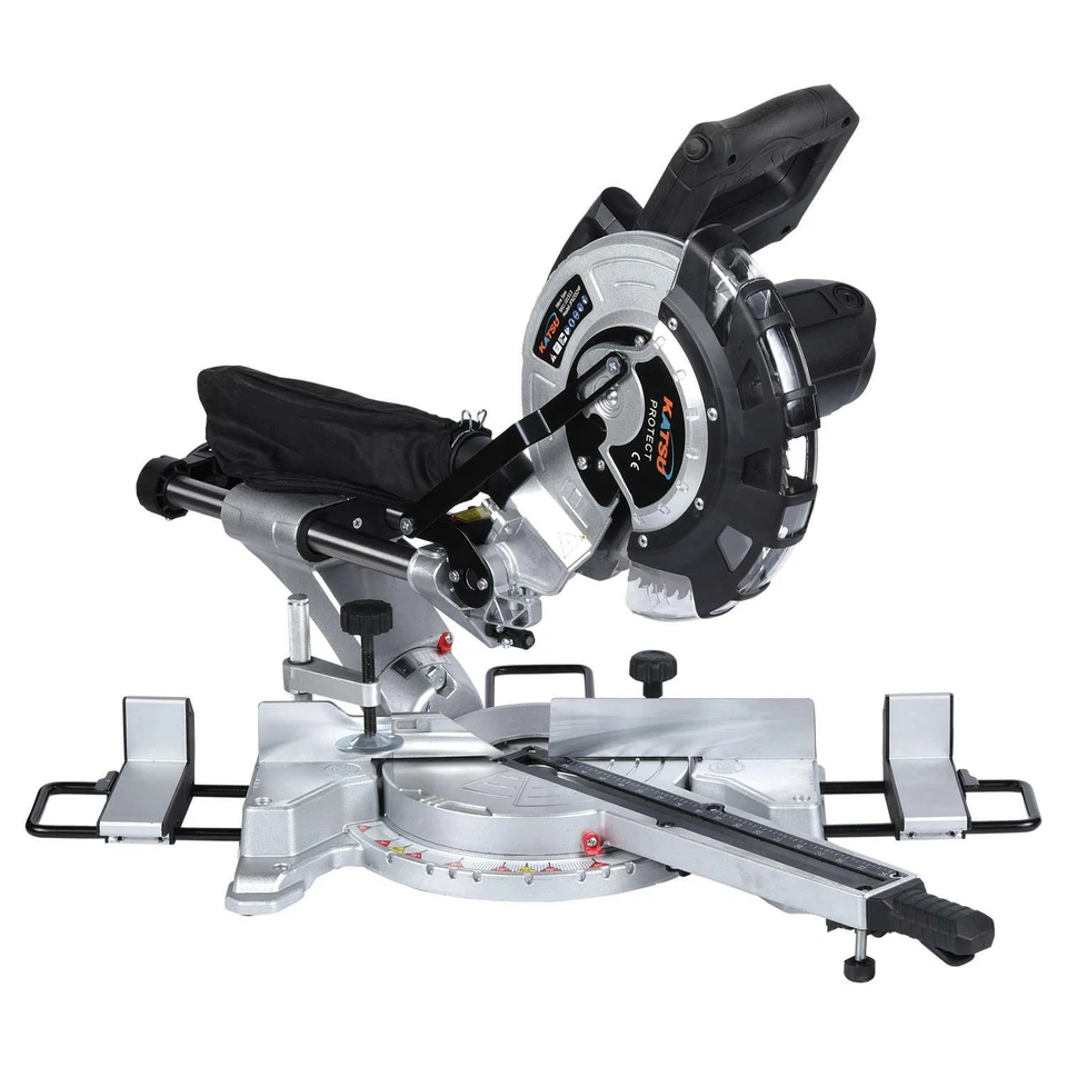 KATSU 255mm 10 Inch 230V Compound Sliding Mitre Saw 10" Multi-purpose 101513