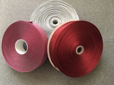 Deko-Band-Konvolut Neu je 100m Organzaband Schleifenband Hochzeit Top Qualität! - Bild 1 von 4