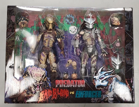 NECA Ultimate Bad Blood & Enforcer 20cm Action Figure Predator - 2 Pack Cover