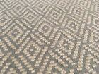 Colefax & Fowler Geometric Diamond Upholstery Fabric Milne Aqua 1.75 yd F3915-09