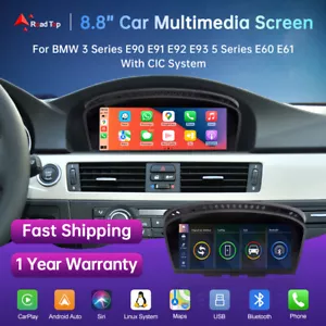 Do BMW CIC 3 serii 5 E90 E91 E92 E93 E60 E61 Bezprzewodowy ekran dotykowy samochodu CarPlay - Zdjęcie 1 z 15