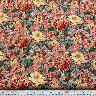Nature's Tranquility Cheri Strole for Moda Floral Pink Cotton by the HALF YARD - Image 1 of 2