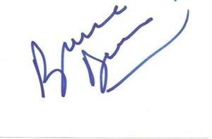 Tarjeta índice 4x6 firmada por Bruce Dern - Imagen 1 de 2