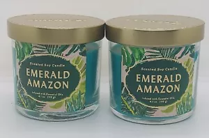 DUFTKERZE SOJA VON OPAL HOUSE "EMERALD AMAZON" 4,1 Oz, 2er Set - Bild 1 von 4