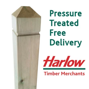 Garden Deck Posts Newel 82 x 82 1195mm Balustrade Pressure Treated Deck LD224 - Picture 1 of 4