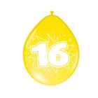 16. Geburtstag Luftballon Zahlenballons 16 Jahre Partydekoration Latexluftballon