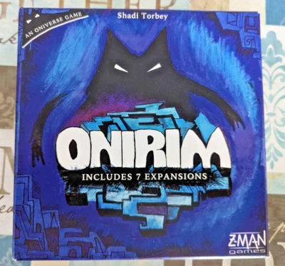 Onirim Card Board Game Solo or Cooperative The Oniverse Z-Man 2014 7 Expansions - Image 1 of 4