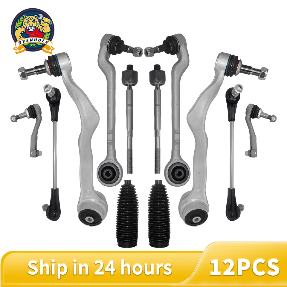 12x Front Lower Control Arm Swaybar Tierod for 2012-2020 BMW 335i 328i 435i 230i - Image 1 of 4