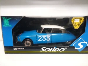 SOLIDO 1/18 CITROEN DS #233 RALLYE MONTECARLO 1963 BOX - Foto 1 di 6