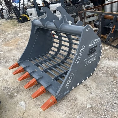 Cubo esqueleto John Deere 200 excavadora Hitachi ZX200 63 pulgadas nuevo Foto 1 de 4