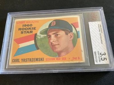 1960 TOPPS BASEBALL #148 CARL YASTRZEMSIKI RC BVG 3.5 VG+ - Image 1 of 4