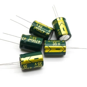 5pcs 4700uF 35V Radial Electrolytic Capacitors Low ESR Lot - Picture 1 of 1