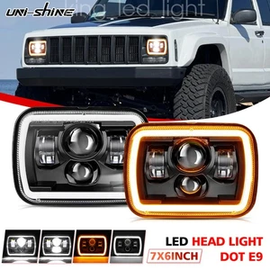 Faro LED con 4 funciones bicolor 5x7 pulgadas luz de marcha diurna prueba IP67 E9 - Imagen 1 de 9