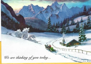 Seasons Greetings Thinking of You Lot of 2 Cards w/ Envelopes (379) - Picture 1 of 2