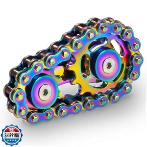 Juguetes giratorios inquietos de metal para adultos Figette bicicleta cadena rodillo para adolescentes Sens - Imagen 1 de 5