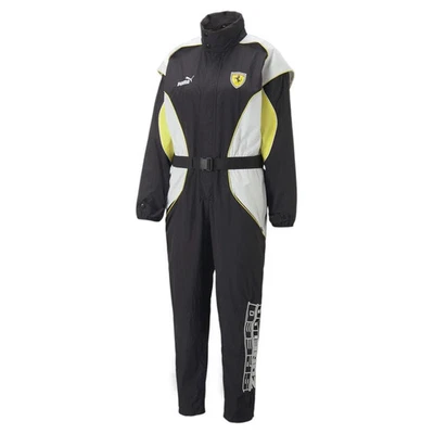 Scuderia Ferrari x PUMA June Ambrose Racesuit Womens SMALL Black Yellow NWT $350 - image 1 of 4