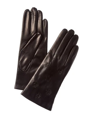Portolano Flowers Leather Gloves Women's - Image 1 of 2