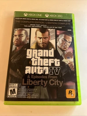 [Clean][CIB] Grand Theft Auto IV & Episodes From Liberty City XBOX1/XBOX360 - Image 1 of 4
