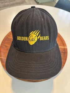 Vintage Cal Golden Bears Snapback Cap Hat Berkeley California 90s Made In USA - Picture 1 of 9