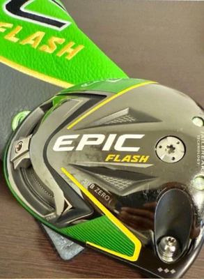 Callaway EPIC Flash ◆◆◆ Driver 1W 9° RH Head only w/Cover - EXC #21 - Image 1 of 4