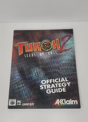 TUROK 2 Seeds of Evil Strategy Player's Guide Nintendo 64, Game Boy, PC Acclaim - Image 1 of 3