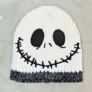 Disney Jack Skellington Beanie Winter Hat The Nightmare Before Christmas - Picture 1 of 3
