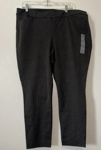 Old Navy High Rise Pixie Skinny Ankle Pants Size 18 Gray Stretch - Picture 1 of 6
