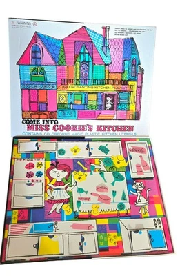 Cocina incompleta vintage 2003 REMAKE Colorforms Miss Cookie's  Foto 1 de 4