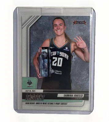 Panini Instant WNBA #161 2025 SABRINA IONESCU - Impresión limitada/186 Foto 1 de 2