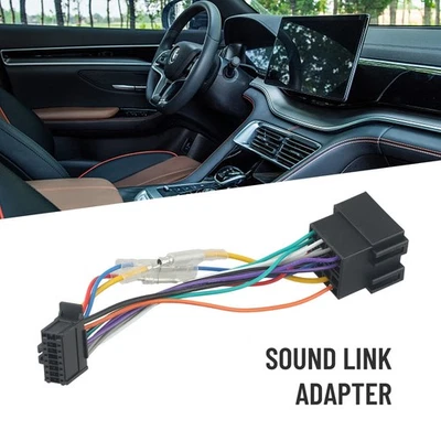 Useful Stereo Radio Connector Car Wiring Harness PI100 16 Pin 185mm Long - Image 1 of 4