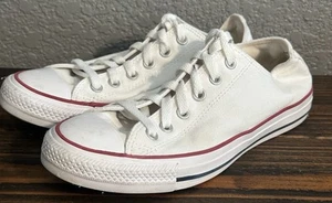 Converse Chuck Taylor All Star Shoreline White Canvas Low Top Sneakers Sz 9 - Picture 1 of 10