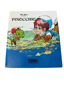 Pinocho raro mini libro de tapa dura de colección Tele storyteller 1973 - Imagen 1 de 9