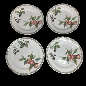 Noritake Royal Orchard Piatti 10-3/4" Piatto Frutta Giappone 9416 Set di 4 - Foto 1 di 10