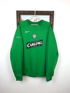 Vintage Nike Celtic Football Sweatshirt Soccer Crewneck Track Top Mens Size 2XL - Picture 1 of 16