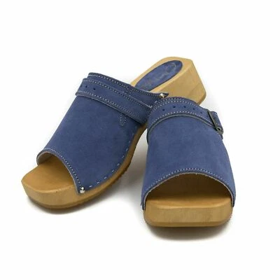 PERFECT GIFT CLOGERS Holzclogs Damen HOLZ Clogs Pantoletten Sandalen 35-41 - Bild 1 von 2