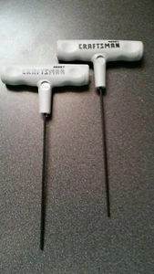 Nuevo de Lote Antiguo Paquete de Dos Manijas en T Craftsman, 2mm 46557, ¡Envío Gratis! - Imagen 1 de 3
