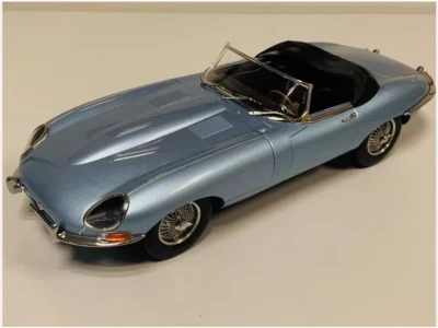 Norev 1:12  122722 - Jaguar E-Type Cabriolet 1962 - Blue Metallic - Image 1 of 4