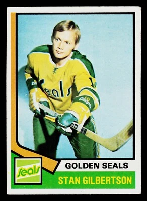 1974-75 Topps Hockey Card #223 Stan Gilbertson - Image 1 of 2
