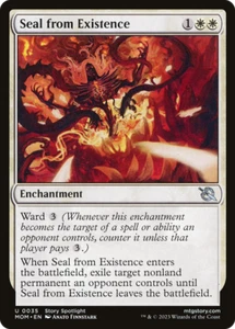 x4 Seal from Existence MOM MTG 0035 UNCOMMON M/NM 4x - Photo 1/1