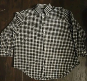Camicia elegante 17 1/2 32/33 Lauren Ralph Lauren verde manica lunga non ferro vestibilità - Foto 1 di 6