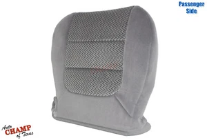 2003 Ford F150 XLT Super-Crew-Cab -Passenger Side Bottom Cloth Seat Cover Gray - Picture 1 of 12