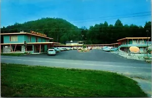 Vintage Gatlinburg Tennessee TN Smokey Mountain Plaza Motel 1950er unbenutzte Postkarte - Bild 1 von 2