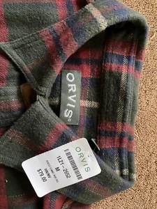 Orvis Flannel Shirt M - Picture 1 of 3