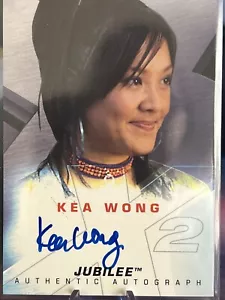 X-Men United Movie Kea Wong as Jubilee Autograph Card Topps 2003 - Picture 1 of 2