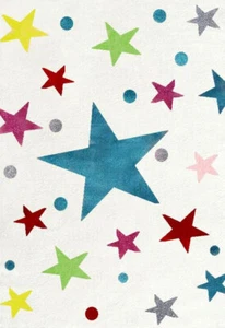 STARS Teppich Kinderteppich 160 x 230 cm umweltfreundlich farbecht pflegeleicht - Bild 1 von 2