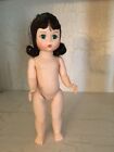 Adorable  8" Madame Alexander doll Green eyes #17